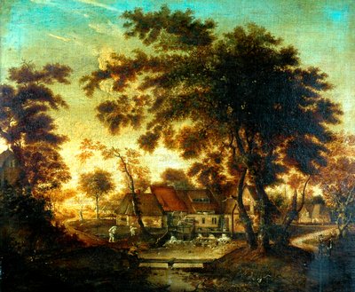 The Water Mill by Meindert Hobbema